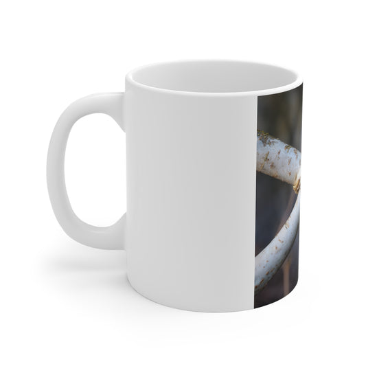 Nature-Inspired 11oz Coffee Mug, Botanical Mug, Earthy Drinkware, Gift for Nature Lovers, Rustic Kitchen Decor, Eco-Friendly Mug