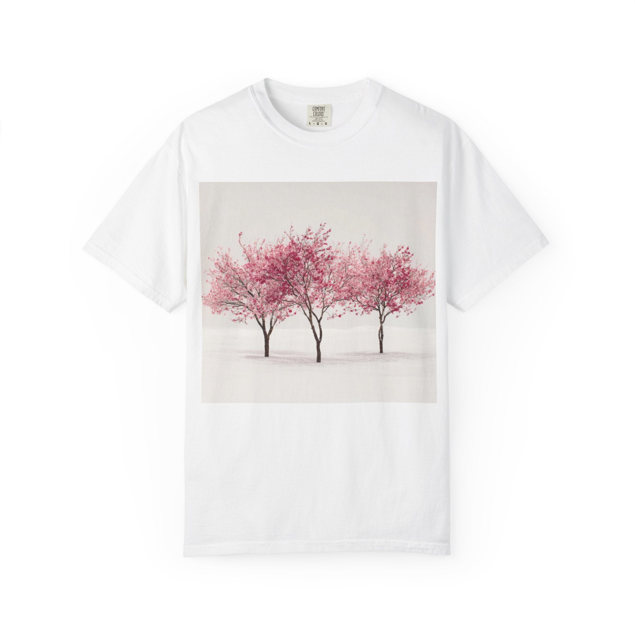 Cherry Blossom Tee — Pink Sakura Trees Graphic T-Shirt