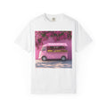 Pink Flower Truck T‑Shirt — Floral Market Van Graphic Tee