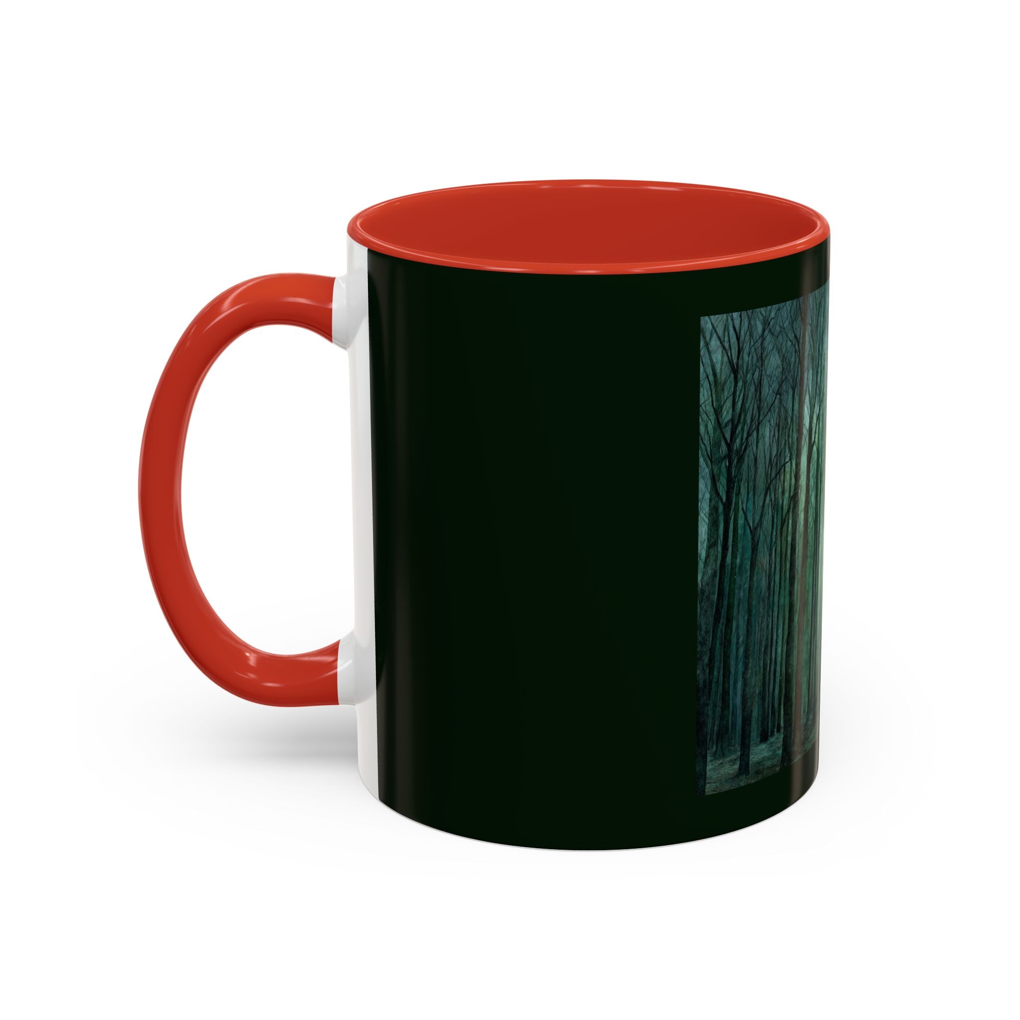 Forest Path Coffee Mug — Moody Green Woodland Accent 11oz/15oz