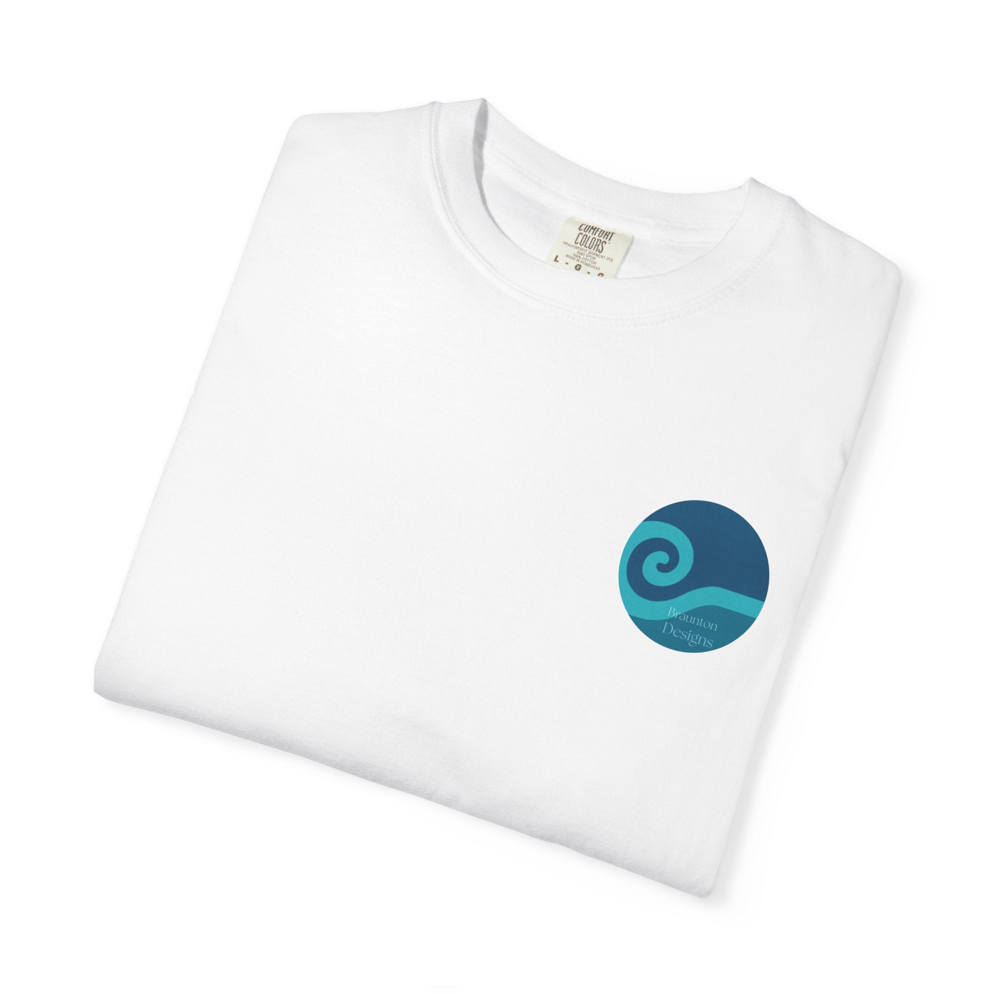 Monkey Reading Mug Graphic T-shirt | Surfer Back Print Tee