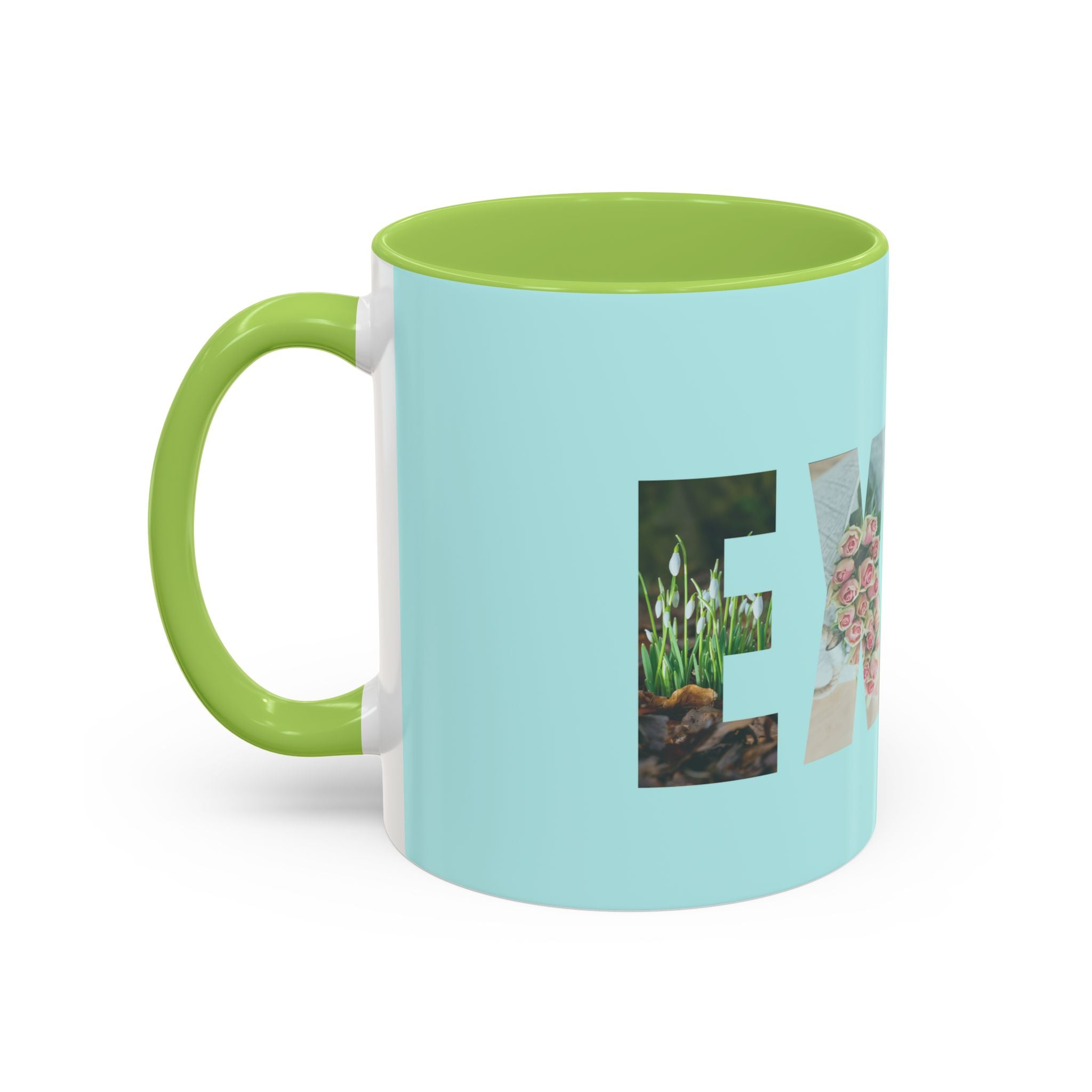 Tumbler Mug — Floral Number 33 Accent Coffee Mug (11/15oz)