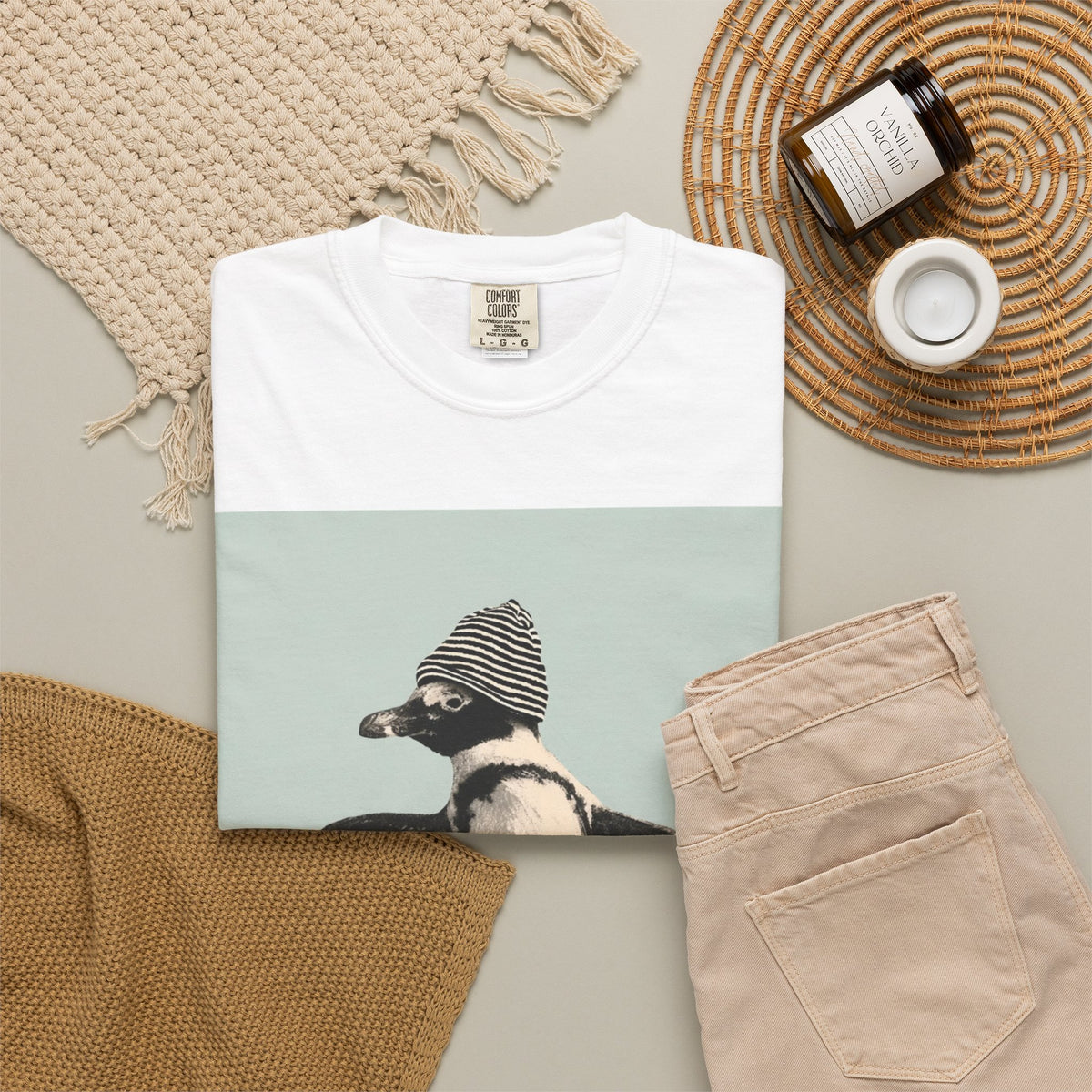 Penguin Skateboard Graphic T-Shirt