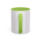 Cherry Blossom Accent Coffee Mug — Pink Tree Ceramic Mug (11/15oz)