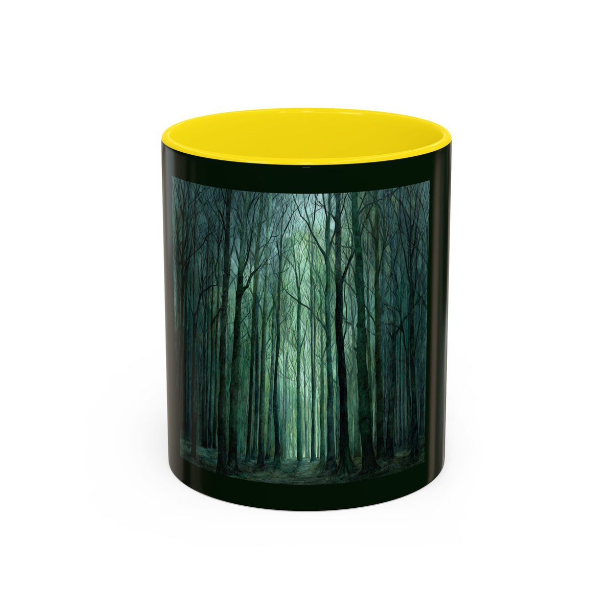 Forest Path Coffee Mug — Moody Green Woodland Accent 11oz/15oz