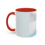 Blue Wave Accent Coffee Mug — Ocean Brushstroke Art (11/15oz)