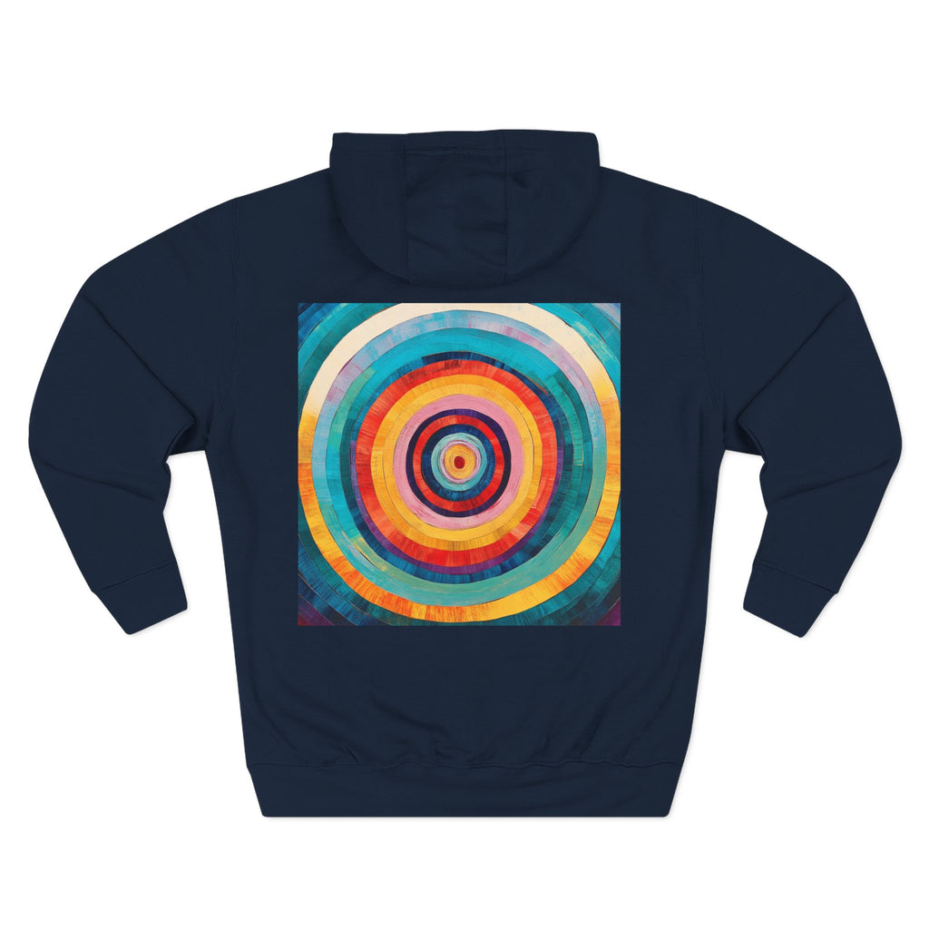 Abstract Rainbow Target Hoodie