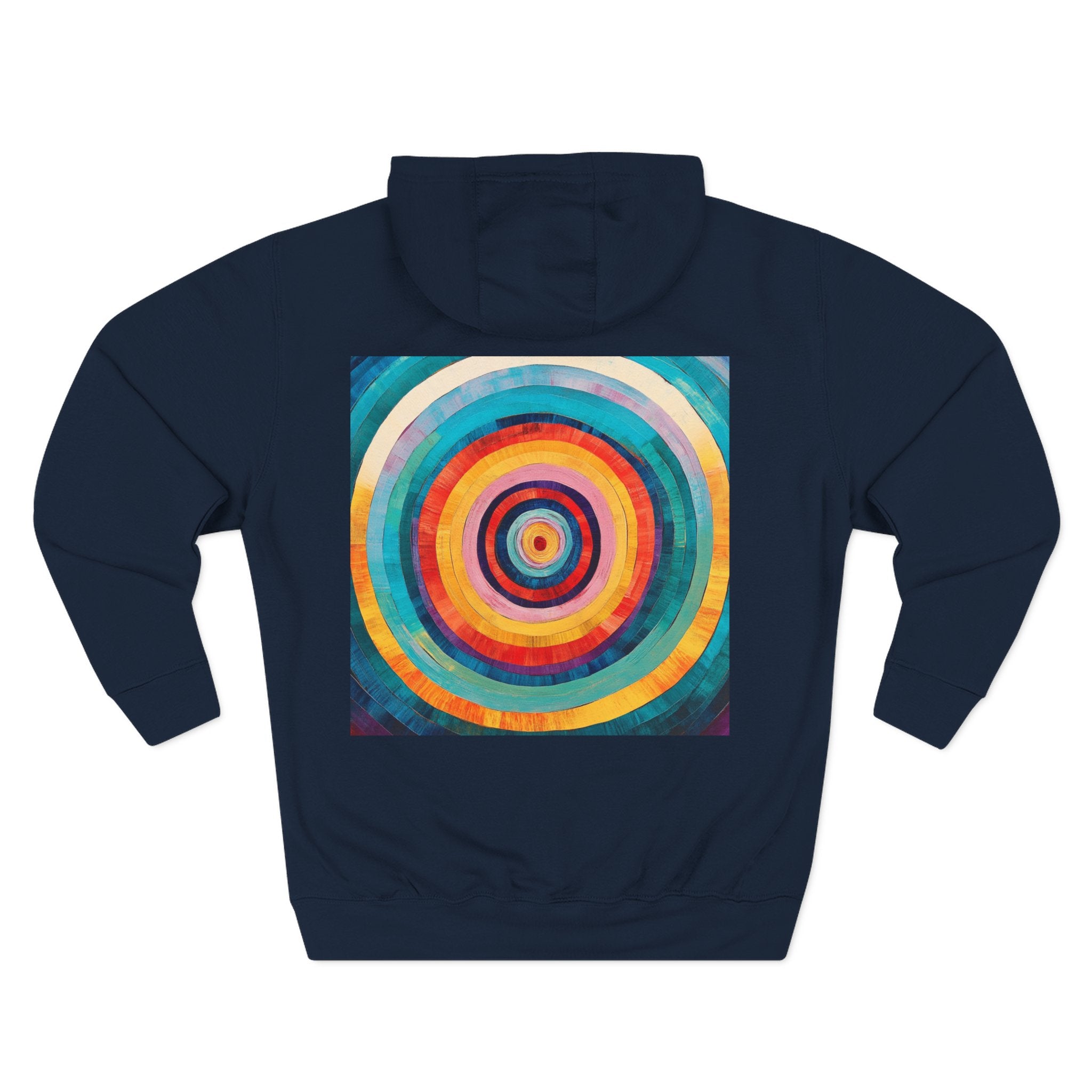 Abstract Rainbow Target Hoodie