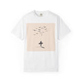 Surfer Beach Scene Tee | Casual Low Tide Waves Dude