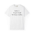 Kindness is Quiet Strength T-Shirt | Empowering Olive Tee | Mental Health Awareness Gift | Positive Affirmation Shirt