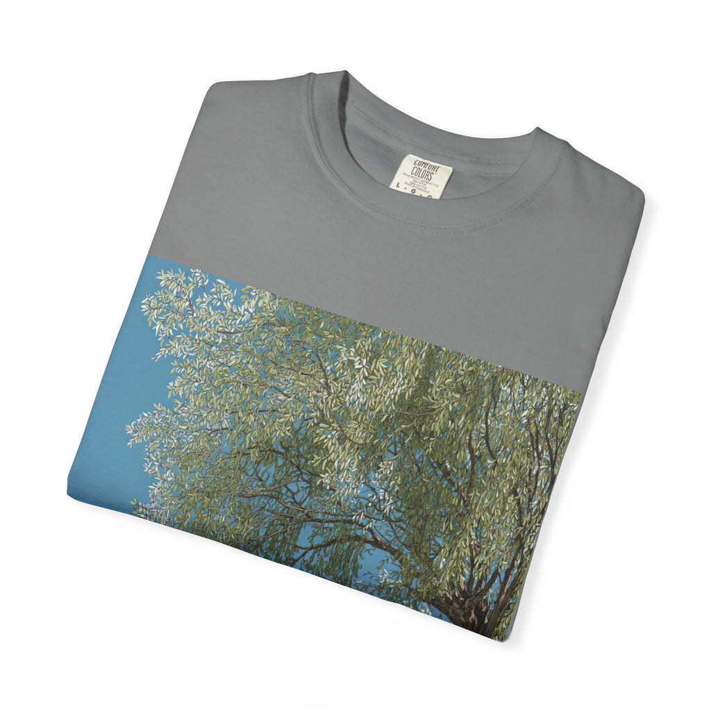 Beachfront Cabin Photo Tee — Tropical Seaside T-Shirt