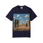 Surreal Desert Monolith T-Shirt — Retro Rocky Landscape Art Tee