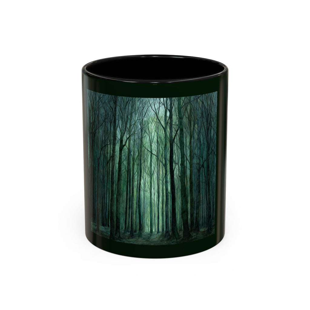 Forest Path Coffee Mug — Moody Green Woodland Accent 11oz/15oz