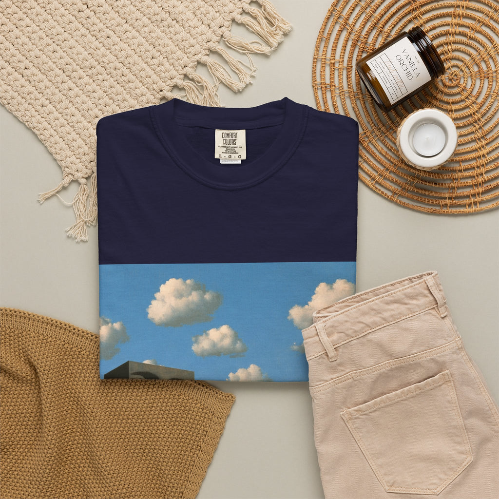 Surreal Desert Monolith T-Shirt — Retro Rocky Landscape Art Tee