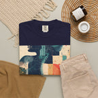 Abstract Cityscape T-Shirt — Vintage Collage Graphic Tee