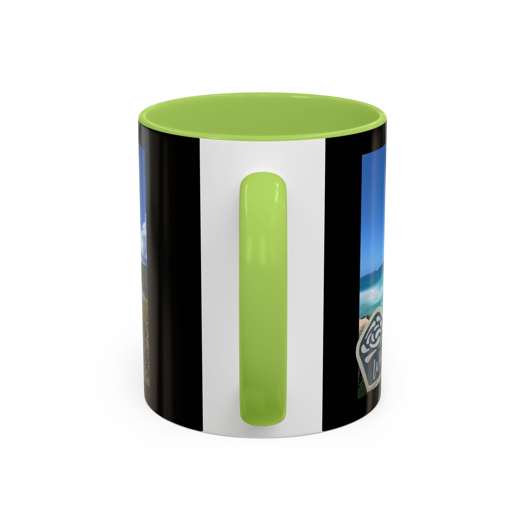 Copy of Copy of Copy of Copy of Copy of Copy of Blue Wave Accent Coffee Mug — Ocean Brushstroke Art (11/15oz)