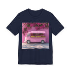 Pink Flower Truck T‑Shirt — Blossom Bakery Food Truck Graphic Tee