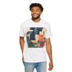 Abstract Cityscape T-Shirt — Vintage Collage Graphic Tee