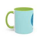 Blue Wave Accent Coffee Mug – Ocean Swirl 11/15oz Ceramic