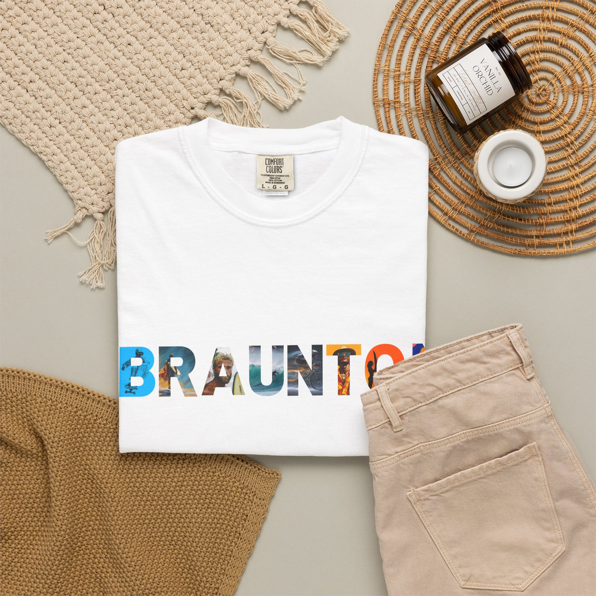 Braunton Floral Letters T-Shirt