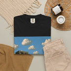 Surreal Desert Monolith T-Shirt — Retro Rocky Landscape Art Tee