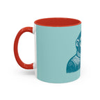 Retro Monkey Coffee Mug — Cute Chimp with 'Braunton Designs' Cup | Fun Gift for Coffee Lovers