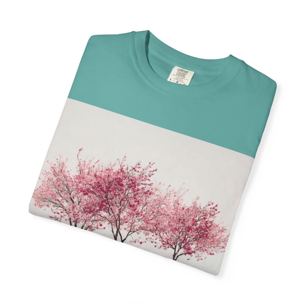 Cherry Blossom Tee — Pink Sakura Trees Graphic T-Shirt