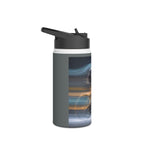 Speed Cycling Graphic Stainless Steel Water Bottle | Cyclist Valentines
