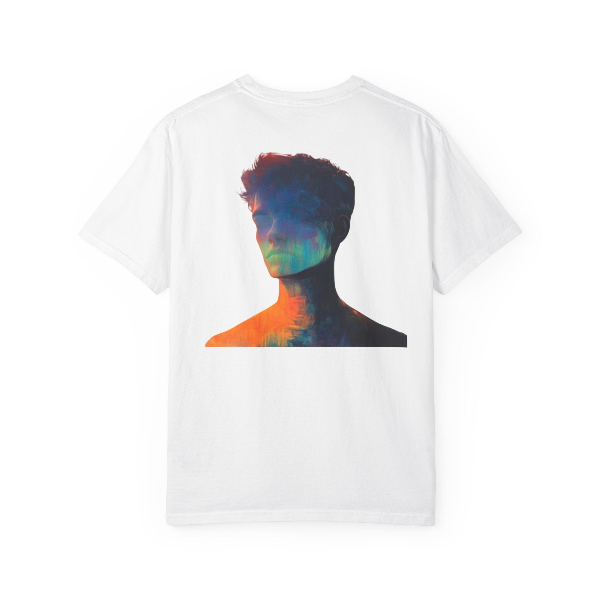 Artistic Graphic T-Shirt | Abstract Colorful Portrait Tee | Unisex Softstyle Art Lover Gift | Unique Aesthetic Summer Top
