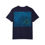 Sea Turtle Ocean Print T-shirt | Marine Wildlife Graphic Tee