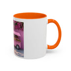 Pink Flower Food Truck Coffee Mug – Cute Accent 11/15oz
