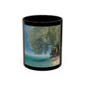 Coastal Cabin Beach Scene Accent Coffee Mug
