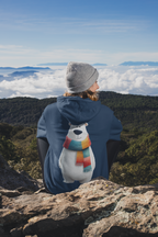 Polar Bear Hoodie — Cute Rainbow Scarf Winter Pullover