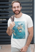 Golf Humor T-Shirt — "I Play Golf to Relax" Angry Golfer Graphic