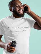 Kindness is Quiet Strength T-Shirt | Empowering Olive Tee | Mental Health Awareness Gift | Positive Affirmation Shirt