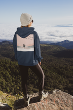 Surfer Silhouette Hoodie — Beach Sunset Graphic Pullover