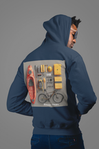 Adventure Gear Hoodie — Kayak & Bike Outdoor Essentials Graphic