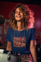 Retro Salon Photo T-Shirt — Vintage Pink Hair Dryer Print