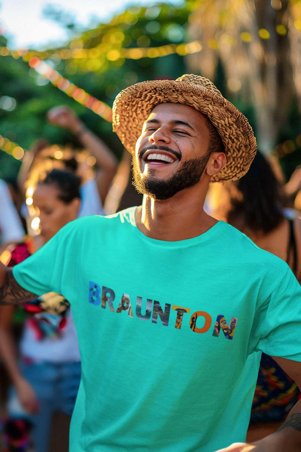 Braunton Floral Letters T-Shirt